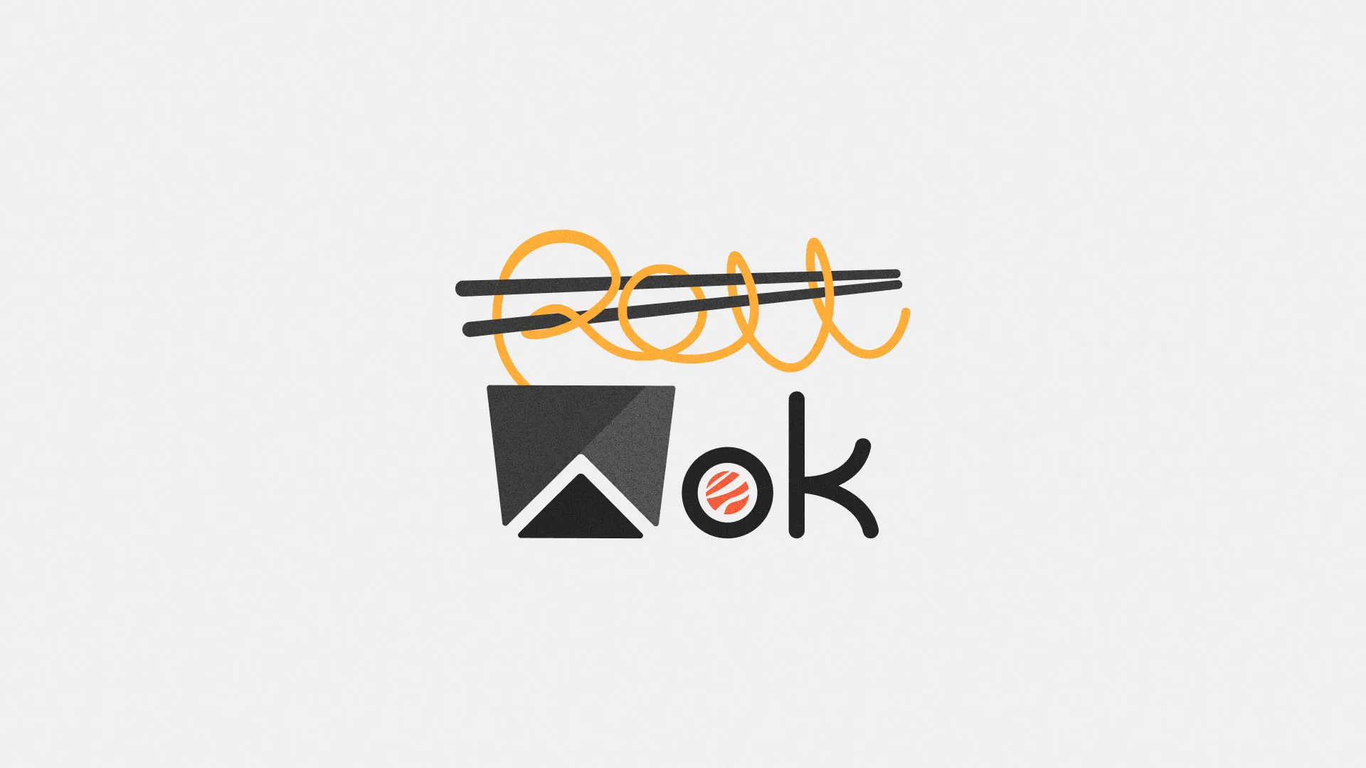 Разработка логотипа в Людиново для суши-бара «Roll Wok Club» Разработка логотипа в Людиново для суши-бара «Roll Wok Club»